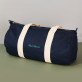 Name - Dunkelblaue Sporttasche