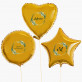 Namenstag Kranz - Set mit Heliumballons - Formen