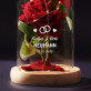 Namen + Datum - Ewige Rose Im Glas