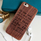 In the end - Cover aus Holz