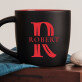 Initial Name - Schwarzer keramikbecher Initial Name - Schwarzer keramikbecher