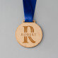 Initiale name - Holzmedaille