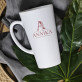 Initiale Name floral - personalisierte Tasse