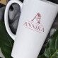 Initiale Name floral - personalisierte Tasse