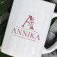 Initiale Name floral - personalisierte Tasse