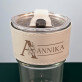 Initiale name floral - Glasbecher