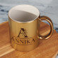 Initiale Name floral - Goldbecher