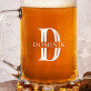 Initiale Name - Personalisierter Bierkrug