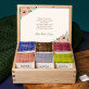 Initiale Name Blumen - Teebox
