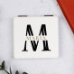 Initiale Name - Taschenspiegel mit Aufdruck