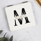 Initiale Name - Taschenspiegel mit Aufdruck