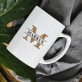 Initiale mit Namen - personalisierte Tasse