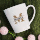Initiale mit Namen - personalisierte Tasse