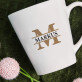 Initiale mit Namen - personalisierte Tasse