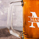 Initiale mit Namen - Personalisierter Bierkrug