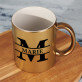 Initiale mit Namen - Goldbecher