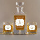 Initiale - Whiskykaraffe und Whiskygläser - Set mit Gravur Initiale - Whiskykaraffe und Whiskygläser - Set mit Gravur
