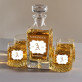 Initiale - Whiskykaraffe und Whiskygläser - Set mit Gravur Initiale - Whiskykaraffe und Whiskygläser - Set mit Gravur