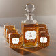 Initiale - Whiskykaraffe und Whiskygläser - Set mit Gravur