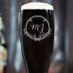 Initialen 2 - Bierglas mit Gravur