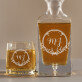 Initialen 2 - Set: und Whiskygläser mit Gravur Initialen 2 - Set: und Whiskygläser mit Gravur