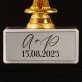 Initialen + datum - Statuette