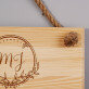 Initialen - Holzschild
