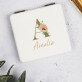 Initiale Name Blumen - Taschenspiegel