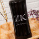 Initialen Vor - und Nachname floral - Trinkflasche mit Gravur