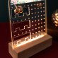 Initialen blumen - Acryl-Schmuckständer mit LED Beleuchtung