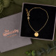 Initialen - Mama - Silberarmband mit Kreisanhänger