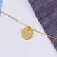 Initialen - Mama - Silberarmband mit Kreisanhänger