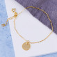Initialen - Mama - Silberarmband mit Kreisanhänger