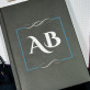 Initialen - Notizbuch A5 mit Aufdruck