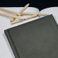Serif Initialen - Notizbuch A5 mit Aufdruck