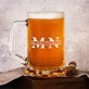 Initialen Vor - und Nachname - Personalisierter Bierkrug