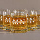 Initialen Vor - und Nachname - Whiskyglas