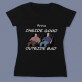 Inside good - Schwarzes T-Shirt für Damen