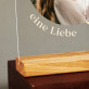 Zwei herzen eine liebe - Druck auf Acrylglas