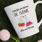 Zwischen uns stimmt die Chemie - Personalisierte Tasse