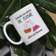 Zwischen uns stimmt die Chemie - Personalisierte Tasse
