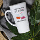 Zwischen uns stimmt die Chemie - Personalisierte Tasse
