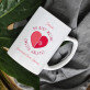 du bist meine zweite Hälfte - Personalisierte Tasse