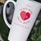 du bist meine zweite Hälfte - Personalisierte Tasse