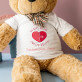 du bist meine zweite Hälfte - eddybär 90 cm