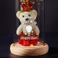 Du bist meine inspiration - Ewige Rose mit Teddybär