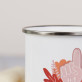 Du bist die Beste - emaillierter Becher