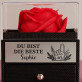 du bist die Beste - Ewige Rose in einer Schachtel