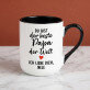 Du bist der beste Papa - Ein Becher mit farbigem rand
