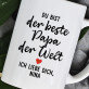 Du bist der beste Papa - Personalisierte Tasse